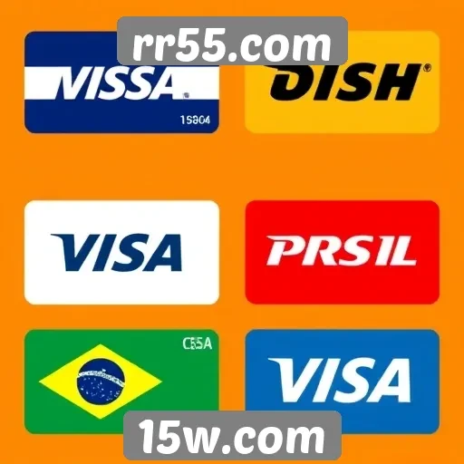 Variedade de métodos de pagamento no rr55.com