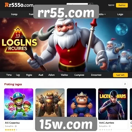 Exploração dos jogos populares disponíveis no rr55.com